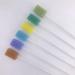 KEYWAYCARE Disposable Oral Swabs - 360 Pcs Individually Wrapped Sponge Toothettes for Dental Care - Zigzag Wave Shaped, 6 Color Multi-Color Soft Foam Swabsticks - Buy Online on SooperMarket.com
