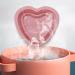 Veeteah Silicone Makeup Brush Cleaner Bowl - Heart Shape Silicone Make up Brush Cleaner - Portable Washing Tool for Brushes Sponges Brush Cleaning Pad pink - Buy Online on SooperMarket.com