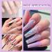 Saviland Clear 5-In-1 Builder Nail Gel Kit for Strengthening, Repair, and Extensions - Home DIY Nail Repair and Strengthening Kit - Buy Online on SooperMarket.com