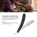 Professional Foldable Stainless Steel Beard Blade Holder | Durable Razor with Straight Edge for Precision Grooming - Buy Online on SooperMarket.com