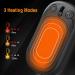 BESKAR Rechargeable Hand Warmer 2 Pack - USB Electric Pocket Heater & Powerbank for Outdoor, Golf, Raynauds - Double-Sided Heating, Quick Charge - Black - Buy Online on SooperMarket.com