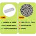 QSAAB Easy Open Silver Jump Rings Set - 1700 pcs with Storage Box | Keychains, Earrings, Necklaces | 4mm-10mm Sizes in 12 Compartments - Buy Online on SooperMarket.com
