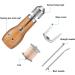 5-Piece Sewing Awl Kit with Needles and Waxed Threads for Leather Craft DIY - Buy Online on SooperMarket.com