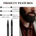 Real Beard Pen - Natural Waterproof Beard Filler & Color Pencil | Long-Lasting Sweatproof Brush for Beard & Eyebrow Definition - Black - Buy Online on SooperMarket.com