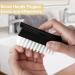 Amaxiu Hand Nail Brush for Cleaning Fingernails Durable Nylon Firm Stiff Scrub Bristles Nail Scrubber Brushes for Men Mechanics Gardeners Scrubbing under Fingers Foot Toes(2 Pack Black+White) - Buy Online on SooperMarket.com