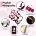Multi-Purpose Dog Harness & Leash Set | Outbreak-Proof Anti-Train Safety Harness for Small & Medium Dogs (Pink Large) - Buy Online on SooperMarket.com