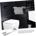 ABOOFAN Towel Rack Shower Door Wall Mounted Hooks Bathroom Furniture Self Adhesive Towel Bar Set No Punching - Buy Online on SooperMarket.com