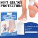 Anggrek Soft Gel Toe Protectors - 6pcs Toe Caps for Ingrown Toenails with 5pcs Toe Sleeves Care Patch - Buy Online on SooperMarket.com