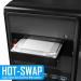 Kingwin Universal Hot Swap Mobile Rack for 2.5 or 3.5 SSD/HDD - Tray-Less SATA Backplane Enclosure - Buy Online on SooperMarket.com