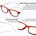 Getino Kids Blue Light Glasses | Anti Eyestrain & Glare Protection for Ages 3-12 | Red White Computer Gaming Glasses for Boys and Girls - Buy Online on SooperMarket.com