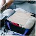 WOONEKY Hair Dryer Storage Bag Canvas Hair Dryer Organizer Bags for Travel Curling Iron Fabric Miss Modeling 33x30cm Light Grey - Buy Online on SooperMarket.com