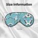 Flying Cranes Soft Sleep Eye Mask | Female Breathable Eye Patch for Travel & Relaxation - Shop Now - Buy Online on SooperMarket.com