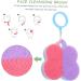 KOMBIUDA Facial Cleansing Brush exfoliator Silicone Brush for face Silicone Facial Cleansing Brush face wash Brush Silicone face Scrubber for Women face Brush Bath Brush Silica Gel The face 7x7cm As Shown - Buy Online on SooperMarket.com