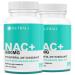 MAXIMUM POTENCY 600mg NAC Capsules (N-Acetyl-L-Cysteine) Supplement Powerful Antioxidant Glutathione Support Liver Support Vegan Gluten Free. 90 Easy to Swallow Capsules. 2 Pack 180 count (Pack of 1)
