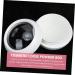 PLAFOPE Box Powder Box Empty Powder Make up Powder Puff Fluffy Puff Case Powder Compact Jar Plastic Pp White - Buy Online on SooperMarket.com