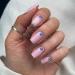 24 Pcs Glossy Press on Coffin Nails for Women - Pink Eye False Nail Set with Glue - Buy Online on SooperMarket.com