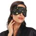 Haskirky Light Blocking Eye Mask for Deep Sleep and Relaxation - Adjustable Men and Women Travel Mask for Business Trips, Yoga, and Meditation - Breathable & Comfortable - Black Stars - Buy Online on SooperMarket.com