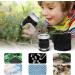 Intsun 30X Jewelers Loupe Magnifier with 6 LED Light Interchangeable Reticle Scale Illuminated Adjustable Focal Length Magnifying Glass for Textile Optical Embroidery Circuit Board Coins etc - Buy Online on SooperMarket.com