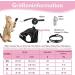 Adjustable Cat Dishes Set - Breathable Mesh & Soft Lining for Cats Kittens Dogs & Puppies (XS Black) - Ideal for International Shipping - Buy Online on SooperMarket.com