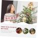 HOLIDYOYO 30pcs Simulated Candy Cane Holiday Candy Cane Christmas Party Favors Christmas Candy Props Plastic White Green Red 15X4cm - Buy Online on SooperMarket.com