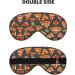 SSIMOO Pizza Pattern Eye Mask - Soft Breathable Sleep Mask for Women | Perfect for Travel & Relaxation - Buy Online on SooperMarket.com
