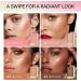 Highlighter Makeup Stick - Waterproof Glitter Cream Highlighter - Bronzer Contour Face Makeup - Long-lasting 3-in-1 Multi Uses for Face Body Eyeshadow (2#soft glow) 2#soft glow 1 g (Pack of 1) - Buy Online on SooperMarket.com