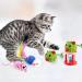 GOLDGE Cat Toys Kitten Toys for Indoor 16 Pcs Cat Interactive Toys Includes Cats Catnip Balls Mice Feathers Wand Toys Set Gift for Cat and Kitty - Buy Online on SooperMarket.com