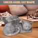 CestMall Dog Angel Pet Memorial Statue - Resin Sleeping Cat Memorial Ornament for Home Garden - 5.1x3x3.1in - Buy Online on SooperMarket.com