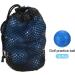 Patikil Hollow Golf Practice Balls Set with Mesh Bag - Blue | Indoor Training for Golf & Tennis - Buy Online on SooperMarket.com