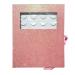 Eyelash Storage Book 16 Pairs Lash Storage Organizer Glitter Paper Eyelash Display Case Portable Makeup Flash Lash Empty Box (Pink)