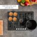 Fryg Kitchen 29 28 3 Household Aluminum Breakfast Frying Pan Non Stick Cooking Pan with Handle Kitchen Utensils 24.5cm - Buy Online on SooperMarket.com