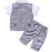 AmzBarley Baby Boys Gentlemans Tuxedo Romper Suit | Grey | 3-4 Years - Buy Online on SooperMarket.com