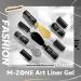 Modelones Gel Polish Nail Art Gel Liner Set - 4 Colors Classic White Black Silver Gold Glitter | French Tip Swirl Nails Design | Soak Off Thin Brush Gel Nail Art Supplies Kit | A-4 Colors Kit - Buy Online on SooperMarket.com