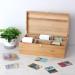 Arkeiliy 1200+ Card Game Case with Sleeves - Large Trading Card Storage Box for Sports, Baseball & Collectible Cards - Buy Online on SooperMarket.com
