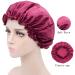 Satin Hair Cap for Women - Pack of 5 | Hair Protection & Sleep Cap for Home Use, Shower Cap, Chemotherapy Headscarf | Multi-purpose Hair Care Cap - Buy Online on SooperMarket.com