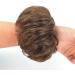 1 Piece Messy Hair Bun Chignon Ponytail in Medium Brown - Wavy Curly Hair Scrunchie Extension for Women - Buy Online on SooperMarket.com