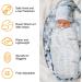 Vicloon Baby Swaddle Wrap Set - Organic Cotton Blanket for Newborns 0-3 Months (7-14lbs) - Blue (2 pcs) - Buy Online on SooperMarket.com