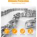 Buy E Scooter Castle: Taikoul Bicycle Lock Handcuff with Key - 95cm Chain Lock for E-Scooters Bicycles Segways Ninebot Xiaomi & Niu - Buy Online on SooperMarket.com