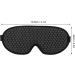 3D Contoured Sleep Eye Patch Light Blocking Eye Mask with Memory Foam Adjustable Strap for Travel Naps - Buy Online on SooperMarket.com