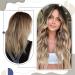 Shop Laavoo Invisible Tape Extensions - Real Hair Balayage Ombre Brown to Light Blonde 45cm 50g 20pcs - Tape-In Skin Weft - Buy Online on SooperMarket.com