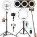 Follow Focus, Light with Stand and Phone Holder Black
