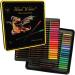 Black Widow Dragon Colored Pencils For Adult Coloring - 36 Coloring Pencils With Smooth Pigments - Best Color Pencil Set For Adult Coloring Books And Drawing - A Must Have Pencil Set