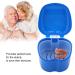 Denture Box for Artificial Teeth | Storage Box with Filter Sieve - Dark Blue | Ideal for Denture Care & Dental Devices - Buy Online on SooperMarket.com
