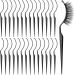30 Pieces False Eyelashes Display Stick False Eyelashes Applicator Tool False Eyelash Holder Eyelash Extension Supplies for Planting Grafted Eyelash (Black)