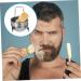 Beavorty 3 Sets Shaving Brush Set - Wooden Cleaning Utensils Metal Assorted Colors 3pcs (11.2x8.1cm) - International Shipping Available - Buy Online on SooperMarket.com