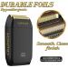 Supreme Trimmer Crunch Mens Foil Shaver STF602 | 150 Min Run Time | Waterproof Electric Razor for Short Hair & Stubble - Perfect for Barbers | Black - Buy Online on SooperMarket.com