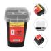 Large Capacity Blade Dispenser Case | One-Way Razor Meter Container for Hair Salons | Black Recycling Storage Solution - Buy Online on SooperMarket.com