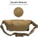 Piscifun Adjustable Waist Fishing Tackle Bag | Portable Water-Resistant Fanny Pack | Multi-function Outdoor Fly Fishing Storage | Small Bag in Khaki - Buy Online on SooperMarket.com