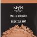 NYX Professional Makeup Matte Body Bronzer - Pressed Powder Vegan Formula No Shimmer - Light 1 - International Shipping Available - Buy Online on SooperMarket.com