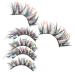 ABOOFAN 3 Pairs Fake Eyelashes False Lashes Halloween Decor False Eyelashes Individual Makeup Accessories Natural False Eyelashes Makeup Supplies Fluffy Chemical Fiber Cosmetics